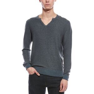 Raffi Mens  Reversible Henley, Grey